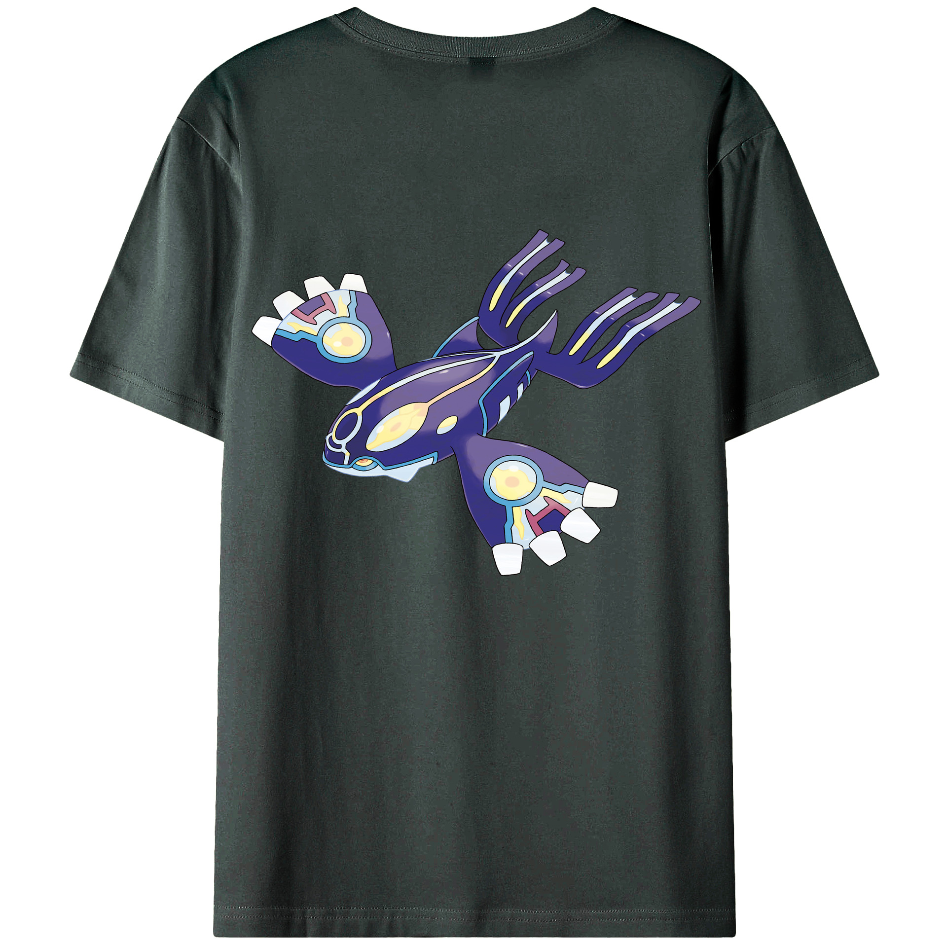（画像用） ポケットモンスター Pokémon 綿100％ メンズ半袖Tシャツ（バックプリント） 通気性